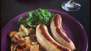 Recette  Boudins blancs aux pommes [upl. by Teerell]