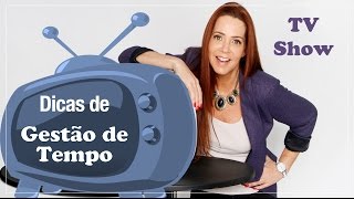 Dicas de GESTÃO DE TEMPO  COACHING e PNL [upl. by Arorua]