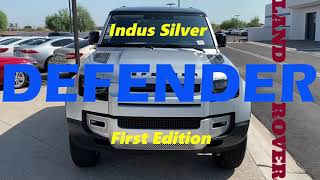 2020 Land Rover Defender 110  Indus Silver  P400 i6  MEHV  First Edition  Turbocharged [upl. by Barker534]