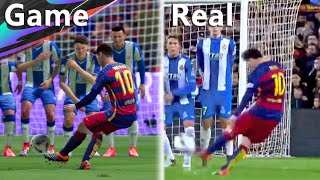 Lionel Messi‘s Best Free Kicks Recreated [upl. by Notelrac]