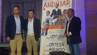 Presentación oficial del cartel taurino de la Feria de Andújar 2024 [upl. by Ztnaj]