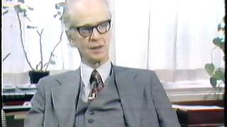 B F Skinner  Skinner on Behaviorism 1977 [upl. by Shandee]