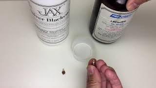 Jeweller’s Lacquer Effective Antitarnish Protective Coating as Seen In Silver Blackener Experiment [upl. by Aiekat343]