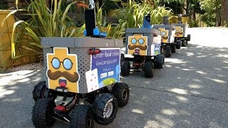 Berkeley StartUp Uses Robots For Food Delivery [upl. by Burner]