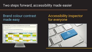 Two steps forward Accessibility made easier [upl. by Ahtiek]