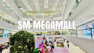 4K SM MEGAMALL 2022 Walking Tour  3rd Largest Mall in Philippines [upl. by Ahseinar]