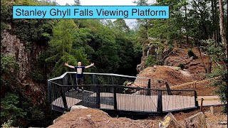 Stanley Ghyll Falls Viewing Platform [upl. by Airdnax]