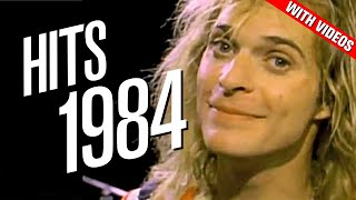 Hits 1984 1 hour of music ft Eurythmics Billy Idol Tina Turner Phil Collins Van Halen  more [upl. by Egdamlat480]