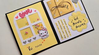 DIY Happy Birthday Greeting Card  Handmade birthday card idea  Easy DIY Birthday Card [upl. by Ajnin]