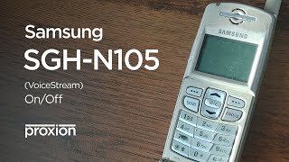 Samsung SGHN105 VoiceStream  OnOff [upl. by Demitria932]