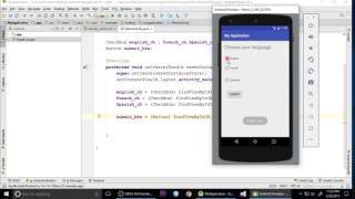 Android Tutorial  Checkbox Using Android Studio [upl. by Ahsekram]