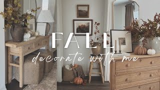 Fall Decorate With Me 2024  Fall Decorating Ideas  Entryway Styling [upl. by Lah606]