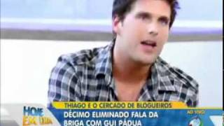 Thiago Gagliasso e Dinei no Hoje em Dia sextafeira 30 09 2011 33mp4 [upl. by Dahs]