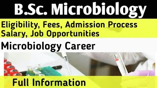 BSc Microbiology Course Details in Telugu  Microbiology Career  What is microbiology course  Jobs [upl. by Annoek432]