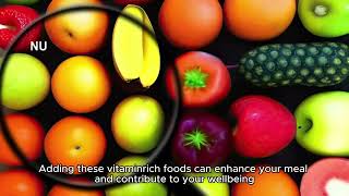 Importance Vitamin Rich Foods [upl. by Betthezul]