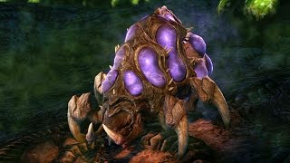 Baneling Evolution Splitter and Hunter Starcraft 2 Heart of the Swarm [upl. by Sands]