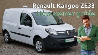 Renault Kangoo ZE33 beginners or new owners guide on how to use your new electric van [upl. by Okoyk825]