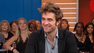 Robert Pattinson says he learned how to speak in a Queens accent in a tattoo shop [upl. by Atyekram]