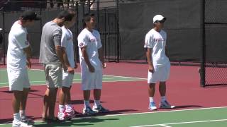 EYEBRONCOMens Tennis Senior Day Highlights [upl. by Bernardina]