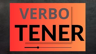 🔴Verbo TENER  To HAVE  Present tense Short sentences [upl. by Iad]