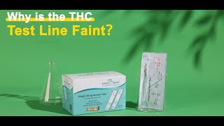 Why is the THC test line faint on a drug test？ [upl. by Joacimah870]