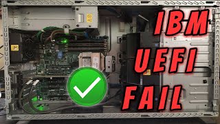 SERVIDOR IBM PROBLEMA UEFI RESUELTO [upl. by Arnst634]