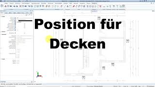 Position für Decken in Allplan [upl. by Hurff]