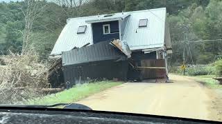 The Destruction of Hurricane Helene Watauga County Boone NC September 2024 [upl. by Hermon952]