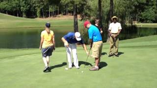 Blind golfers at Warrior ProAm [upl. by Annaya496]