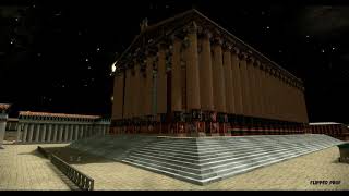 Artemision of Ephesus by night 3d reconstruction [upl. by Emerej]