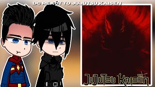 Dc Heros React To Jujutsu Kaisen  Jujutsu Kaisen  Gacha React [upl. by Annoya761]