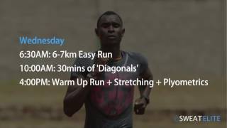 David Rudisha  Typical Training Week [upl. by Hasan]