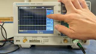 ECED RampS RTC1002 Oscilloscope Pulse Width Trigger [upl. by Jonme924]