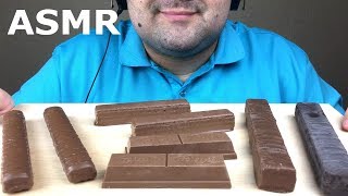 ASMR Chocolate Bars amp Wafers Eating Sounds Eating Show Mukbang NO TALKING [upl. by Rebmit558]