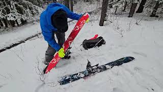 How to Use a Splitboard with Burton Step On Splitboard Bindings [upl. by Ayk]