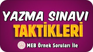 Türkçe Yazma Sınavı Taktikleri  7Sınıf 1Dönem 2Yazılı [upl. by Lauzon302]