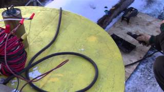 Homemade Arc Welder from Motor 120v ACDC [upl. by Nnaeitak]