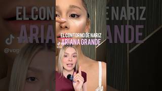 Contorno de nariz de ARIANA GRANDE 👃✨🤩 maquillaje arianagrande makeup contorno [upl. by Winifred888]