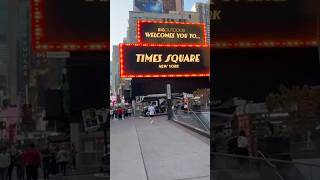 New York City Times Square travel shorts usa [upl. by Joelie558]