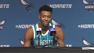 Hornets vs Pistons Brandon Miller Postgame Media Availability  11212024 [upl. by Idnyl]