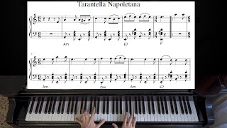 Tarantella Napoletana  Piano with Sheet Music [upl. by Nauqram]