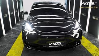 Tesla Model 3 Full Wrap with VKool Paint Protection Film  10 Years Manufacturer Warranty [upl. by Marlyn]