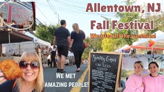 Allentown NJ Fall Festival plus breakfast at Woodys Towne Cafe What a day fallfestival [upl. by Barrada28]