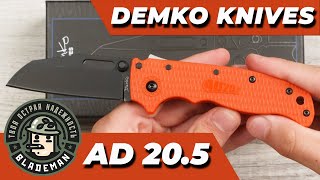 Нож Demko Knives AD 205 AUS10A Grivory Orange DEMAD205F23B [upl. by Romo]