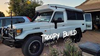 TROOPY CAMPER BUILD Ep 4 Security screens and flares [upl. by Iclek]