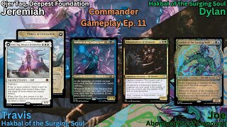 Commander Gameplay Ep11 Hakbal Merfolks x2 v Ojer Taq Tokens v Abomination of Llanowar MTG EDH [upl. by Notserk399]