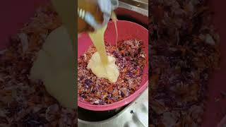 easy homemade coleslaw in seconds [upl. by Sida]