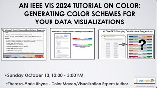 IEEE VIS 2024 Tutorial on Generating Color Schemes Slides [upl. by Saturday]