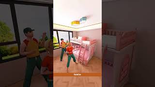 Husband amp Wife Built A Luxurious Bedroom For Their Daughter Sonam and Pooja 3d animation shorts [upl. by Nosreve106]