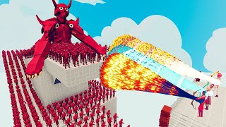 100x THE DEVIL  2x GIANT vs 3x EVERY GOD  Totally Accurate Battle Simulator TABS [upl. by Washington]